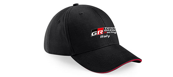 Cappello nero Toyota Gazoo Racing Italy Padova e Venezia Ferri Auto